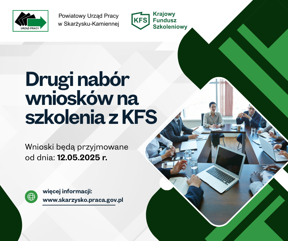 Zdjęcie artykułu Drugi nabór wniosków na szkolenia finansowane z Krajowego Funduszu Szkoleniowego w 2025 roku w ramach limitu podstawowego