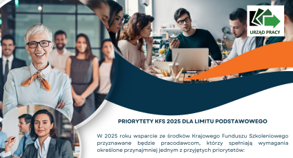 Zdjęcie artykułu Krajowy Fundusz Szkoleniowy na 2025 r. w Powiatowym Urzędzie Pracy w Skarżysku-Kamiennej